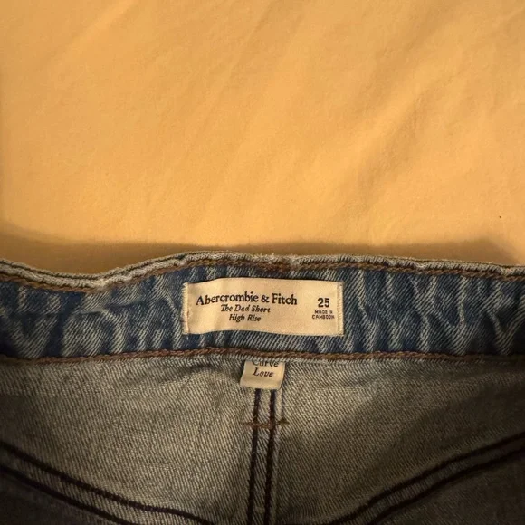 Abercrombie & Fitch Blue Jean Shorts - Picture 2 of 3
